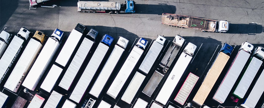 trucks sky view